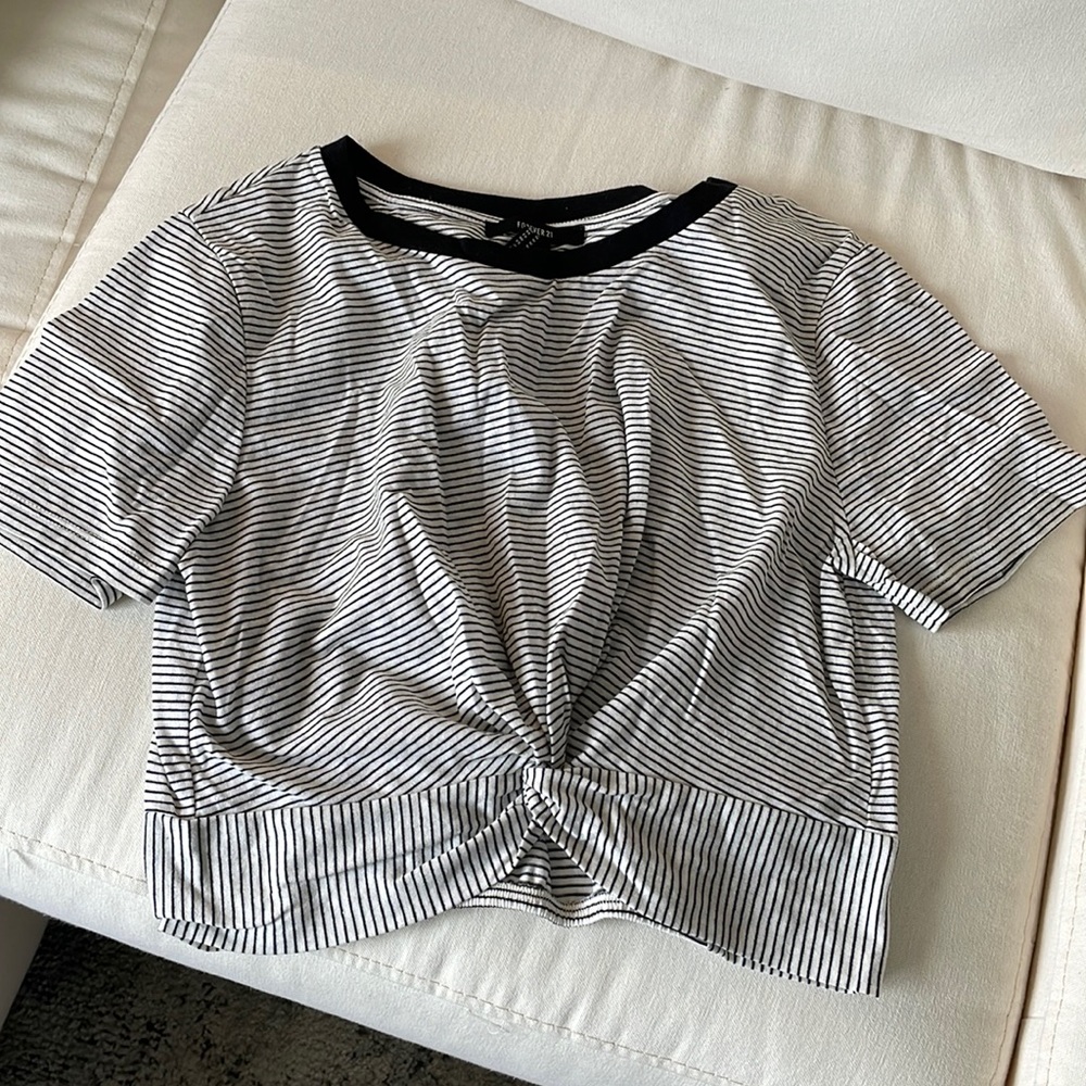 Striped crop top